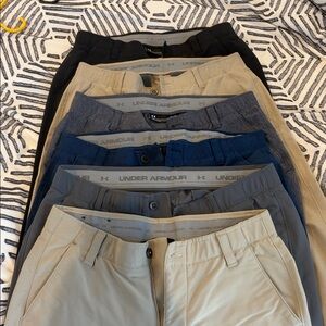 Under Armour Men’s Golf Pants Lot of 6 pairs 34x30